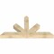 Ekena Millwork Saratoga Rough Sawn Timber Gable Bracket, Douglas Fir, 72"W x 39"H x 6"D x 6"F, 13/12 Pitch GBW072X39X0606SAR00RDF - alternate 5